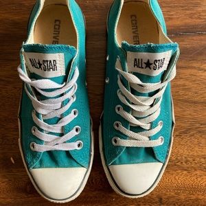 Teal Converse Shoes